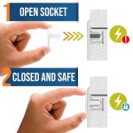 Clear Outlet Covers (50 Pack) Value Pack – Baby Safety Outlet Plug Covers – Durable & Steady – Child Proof Your Outlets Easily - Image 7